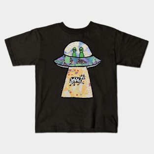 Cow UFO Kids T-Shirt